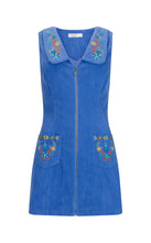 Load image into Gallery viewer, Arrow Mini Dress - Cornflower