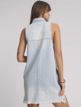 Load image into Gallery viewer, Braxton Mini Denim Dress - Casanova