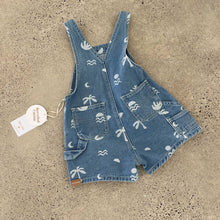 Load image into Gallery viewer, Carpenter Shortall - Cali Print Denim