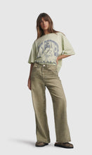 Load image into Gallery viewer, Billie Mid Waist Long Rise Straight Leg Denim Jeans - Burnt Khaki