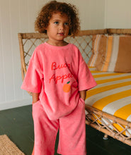 Load image into Gallery viewer, Buon Appetito Mid Sleeve Tee Terry Towel - Meringue Pink