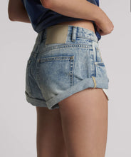 Load image into Gallery viewer, Bandits Low Waist Denim Shorts - Sunset Blue