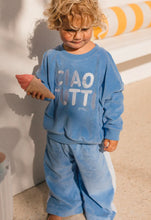 Load image into Gallery viewer, Ciao Tutti Relaxed Pants Terry Towel - Pool Blue