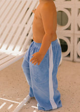 Load image into Gallery viewer, Ciao Tutti Relaxed Pants Terry Towel - Pool Blue