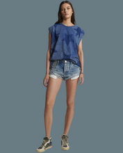 Load image into Gallery viewer, Bandits Low Waist Denim Shorts - Sunset Blue