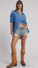 Load image into Gallery viewer, Bandits Low Waist Denim Shorts - Salty Dog