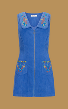 Load image into Gallery viewer, Arrow Mini Dress - Cornflower