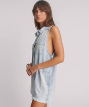 Load image into Gallery viewer, Braxton Mini Denim Dress - Casanova