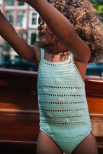Load image into Gallery viewer, Mint Daisy Bodysuit