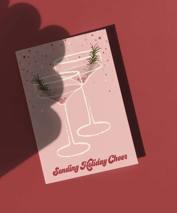 Sending Holiday Cheer Greeting Card