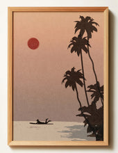 Load image into Gallery viewer, Sunset Paddle- Art Print