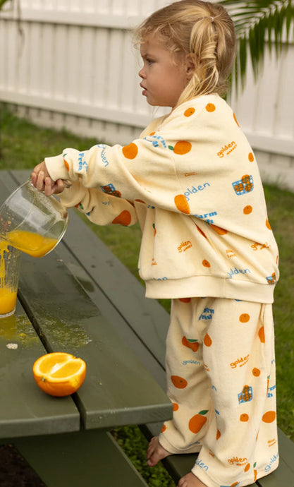 Farm Fresh Yardage Sweater - Vanilla Parfait