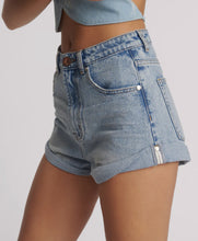 Load image into Gallery viewer, Bandits High Waist Denim Shorts - Hendrixe Blue