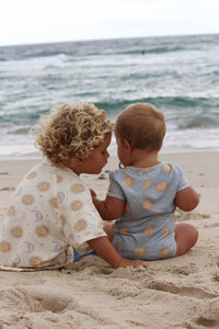 Celestial Short Sleeved Onesie - Blue