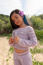 Load image into Gallery viewer, Daisies All Over Crochet Set - Lavender (One Size 7 left)
