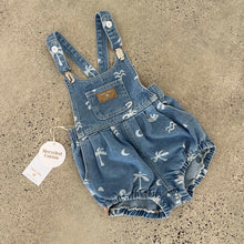 Load image into Gallery viewer, Bowie Bubble Romper - Cali Print Denim
