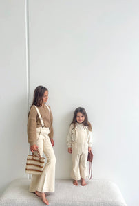 Farah Flare Overall - Natural