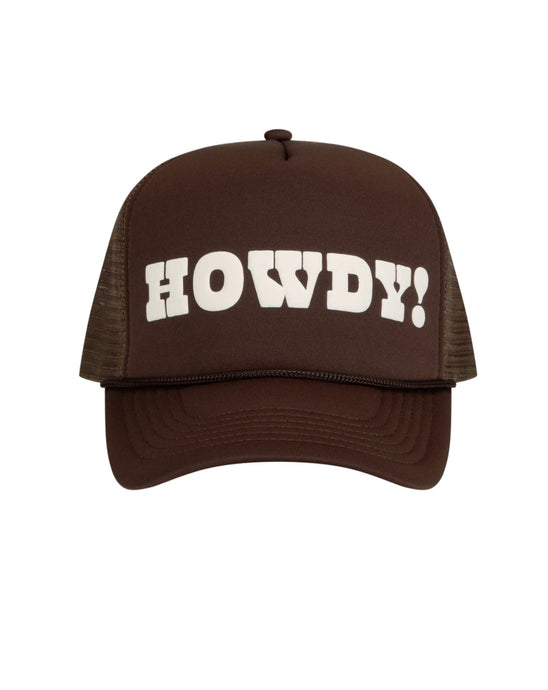 Howdy Trucker Cap - Brown