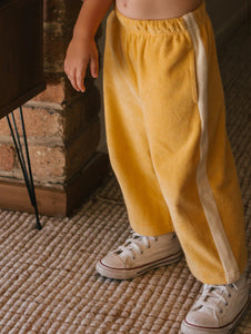 Bon Voyage Relaxed Pants Terry Towel - Golden Cream