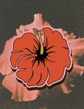 Load image into Gallery viewer, Hibiscus Pink Sticker