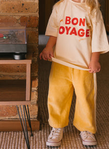 Bon Voyage Relaxed Pants Terry Towel - Golden Cream