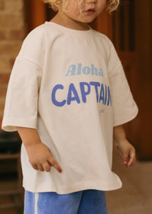 Aloha Captain Mid Sleeve - Coconut Milk