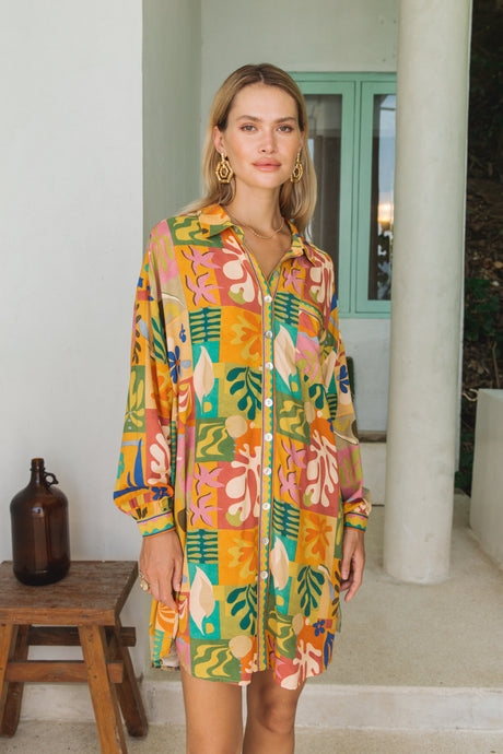 Liberty Oversized Shirt - Vivid