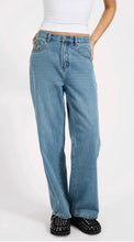 Load image into Gallery viewer, Baxters Mid Waist Wide Leg Denim Jeans - Blue Crush