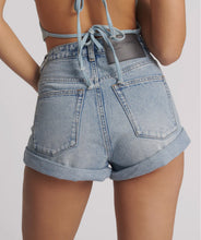 Load image into Gallery viewer, Bandits High Waist Denim Shorts - Hendrixe Blue