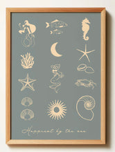 Load image into Gallery viewer, Happiest By The Sea - Blue Art Print