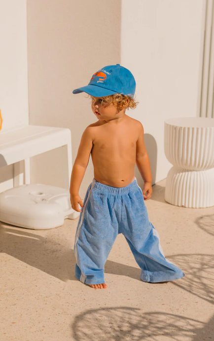 Ciao Tutti Relaxed Pants Terry Towel - Pool Blue