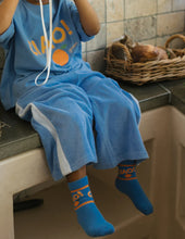 Load image into Gallery viewer, Ciao Arancia Socks - Azure Blue