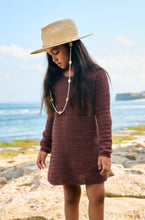 Load image into Gallery viewer, Poppy Crochet Dress - Chocolate