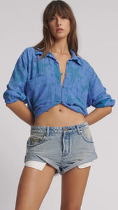 Bandits Low Waist Denim Shorts - Salty Dog