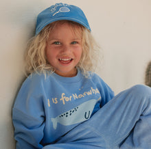 Load image into Gallery viewer, Narwhal Sweater Pool Blue