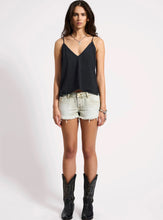 Load image into Gallery viewer, Deep V Front Singlet - Black