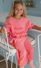 Load image into Gallery viewer, Strawberry Cake Wide Leg Pants Terry Towel - Meringue Pink / Napoli