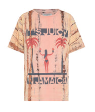 Load image into Gallery viewer, Its Juicy In Jamaica Boyfriend Tee - Peach