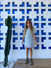 Load image into Gallery viewer, Wavy Crochet Dress - Lavender/Mint