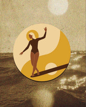 Load image into Gallery viewer, Yin Yang Surf Sticker