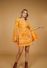 Load image into Gallery viewer, Jupiter Mini Dress - Old Gold