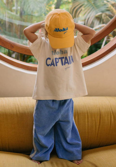 Aloha Captain Mid Sleeve - Coconut Milk