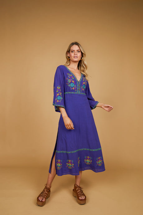 Empress Embroided Dress - Majesty
