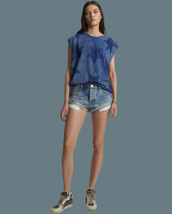 Bandits Low Waist Denim Shorts - Sunset Blue