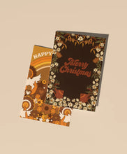Load image into Gallery viewer, Happy Holidays Greeting Card ~ Vintage Gold