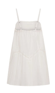 Alana Cotton Slip Mini Dress - Blue White