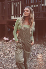 Load image into Gallery viewer, Cord Overalls - Khaki