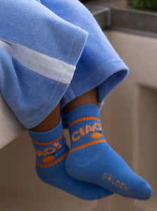 Ciao Arancia Socks - Azure Blue
