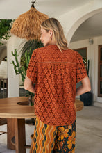 Load image into Gallery viewer, Rosa Lace Blouse - Ginger