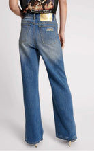Load image into Gallery viewer, Billie Low Slung Straight Leg Mid Waist Denim Jeans - Shredded Gold